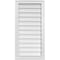 Ekena Millwork Vertical Surface Mount PVC Gable Vent w/ 2"W x 2"H , Brickmould Sill Frame, 18"W x 36"H GVPVE18X3603SN - alternate 1